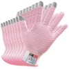 TELION Cut Resistant Gloves, Medium, Pink-Touchscreen, Unisex