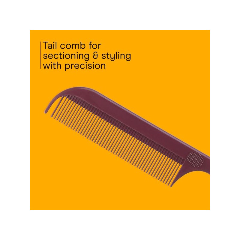 Conair Slick Back Tail Comb Set, 3-Pack with Fine Tooth