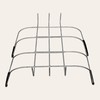 Set of 10 12" Metal Cemetery Saddle Forms for Making