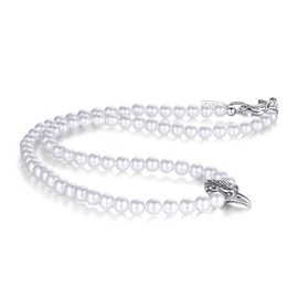 GAVU Men's Pearl Necklace, Shell pearl, No Gemstone