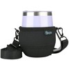 Beautyflier Stemless Wine Glass Insulator with Adjustable Neck Strap for