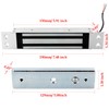 Electromagnet Flush Mount 180KG 350LBS Holding Force Embed Electric Magnetic