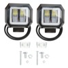 20 W 6500K LED Square Light Bar Spotlight DRL Angel