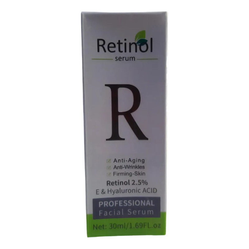 Sérum Retinol 2.5% Heblee con Vitamina E y Ácido Hialurónico