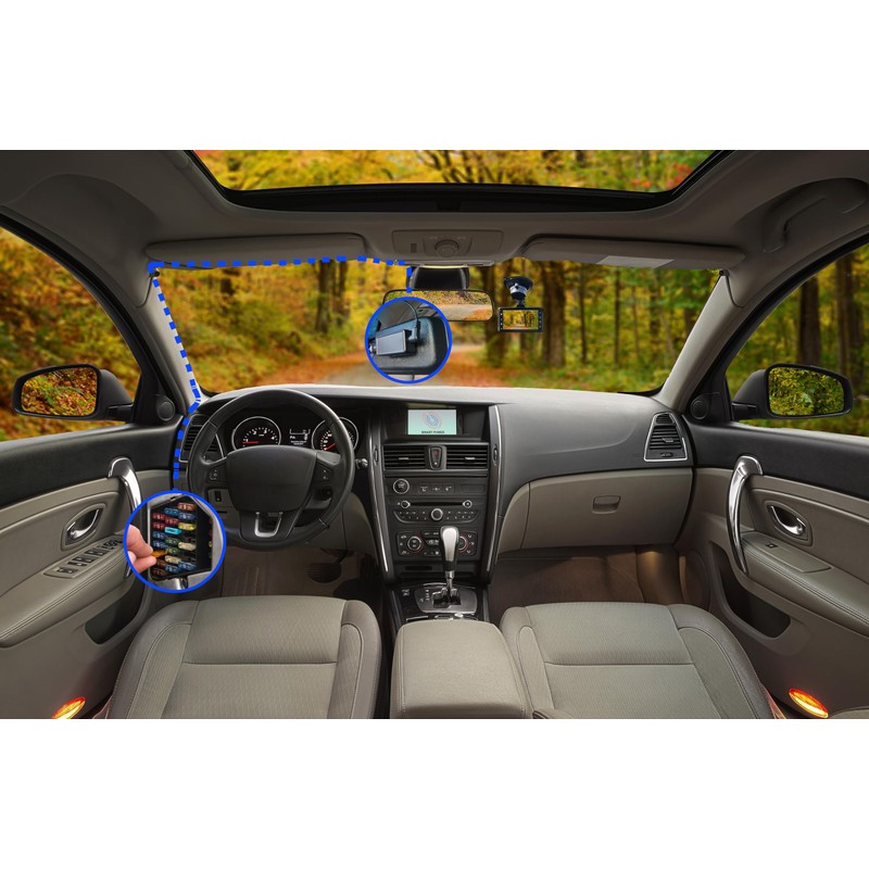 Elko Technologies Universal Hardwire Kit for Dash Cam (12/24 VDC