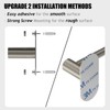 Towel Bar, Adjustable 14.4inch - 25.2inch Towel Rack, Self Adhesive