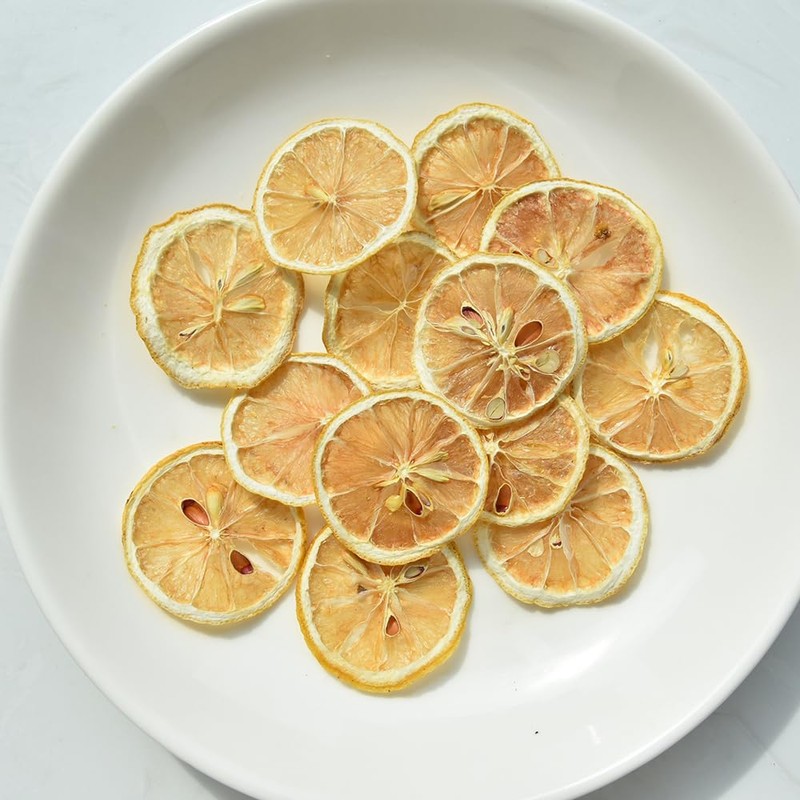 Dehydrated Dry Lemon For Cocktails, Dried Lemon 17.6oz/500g, 100% Natural