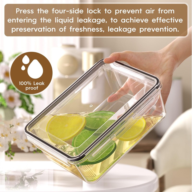 50 PCS Food Storage Containers with Lids Airtight (25 Containers