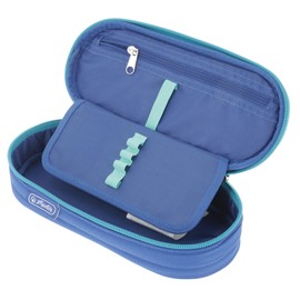 Herlitz Pencil Case Dip Dye Blue/Turquoise, blue, Casual