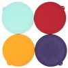 4 Cup Round Silicone Storage Cover Lids Replacement for Anchor