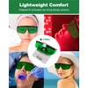 LIGHTMEUP Red Light Therapy Glasses Eye Protection for Infrared &