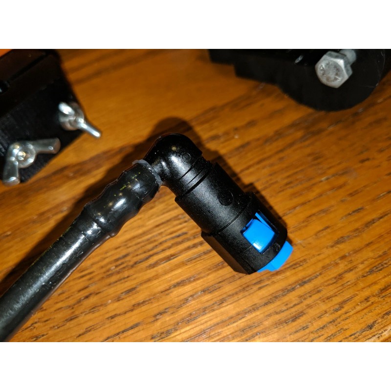 PenguinTechFab 3/8 Nylon Plastic 3/8" Fuel Gas Line Hose Connector