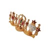 BEXCO Sri Tirupati balaji with Shankh Chakra Stone Studded statue