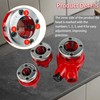 YuYBrightmi BSPT Pipe Threader Ratchet Kit, Manual Pipe Threading Tool
