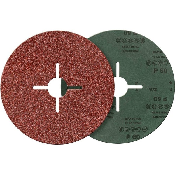 Fortis Fibre Sanding Disc Corundum 115 mm K 80