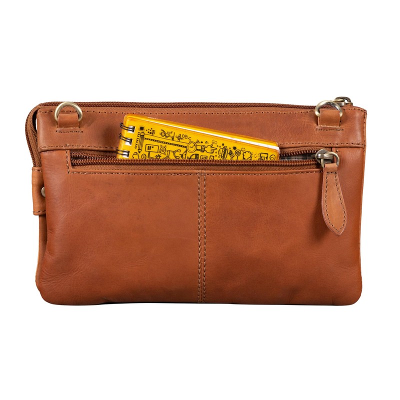 Benthill Leather Shoulder Bag – Travel Wallet Made of Genuine