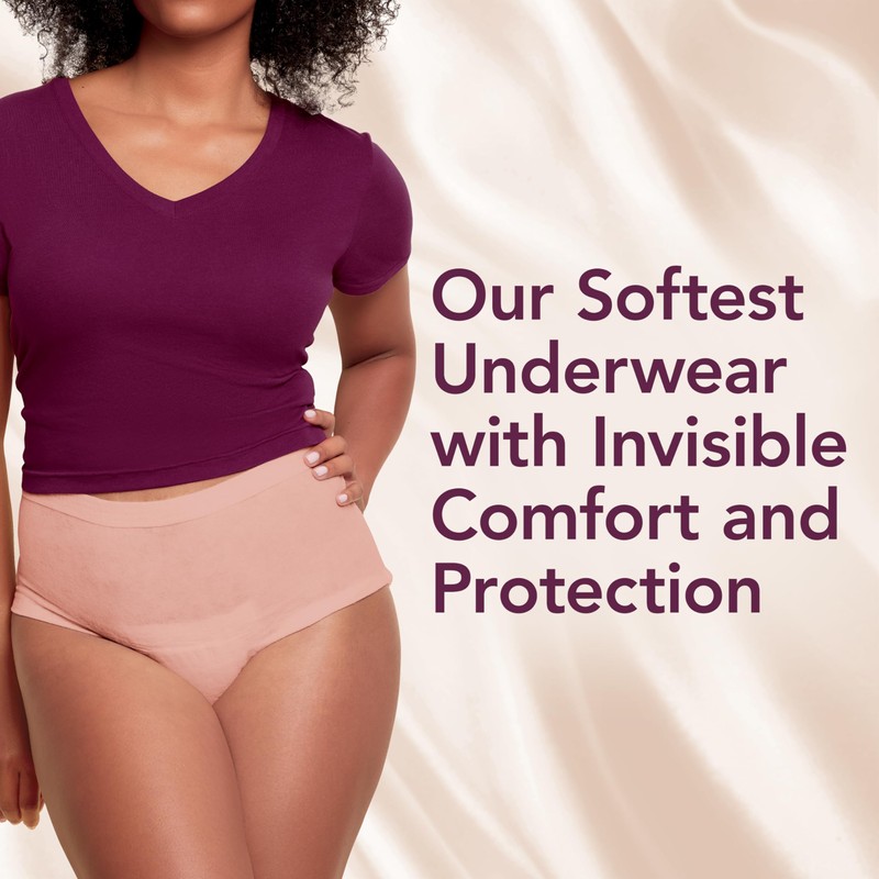 Depend Silhouette Adult Diapers, Incontinence & Postpartum Bladder Leak Underwear