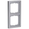 Busch-Jaeger 1722-183K Cover Frame Double Frame Aluminium Silver Future Linear