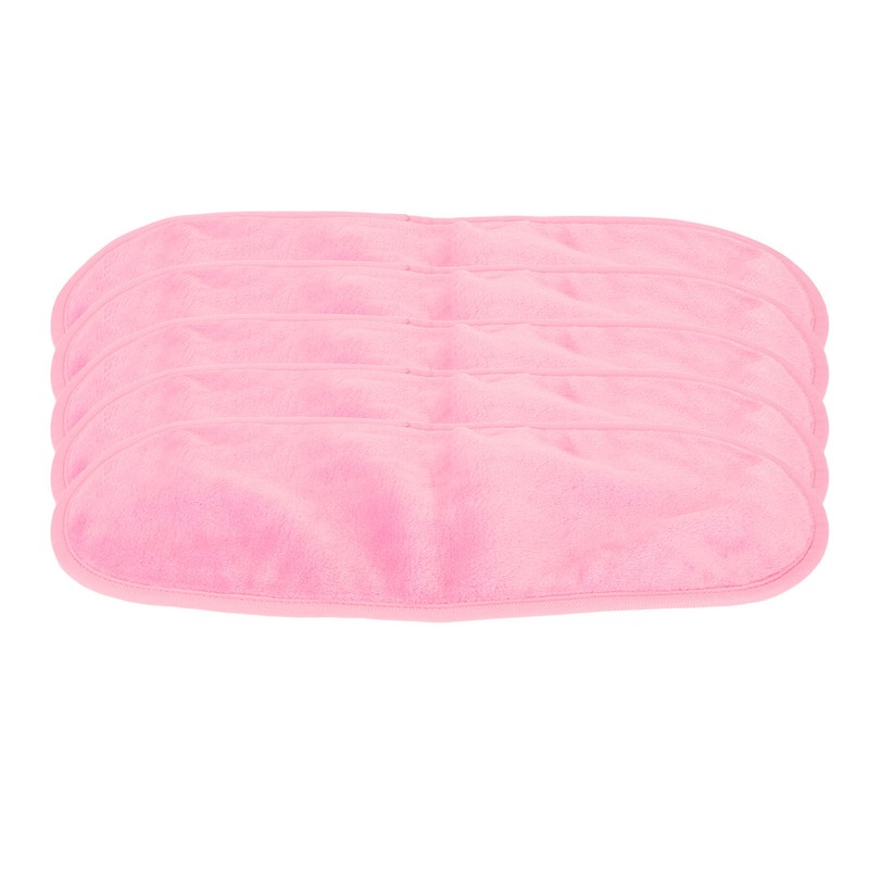 5pcs Coral Fleece Makeup Remover Towel Home Beauty Salon Reusable