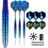 Lavishio Steel Tip Darts Set,3 Pack Professional Steel Tip Dart