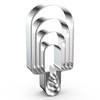 Popsicle Cookie Cutter Set for Summer - 5", 4", 3",