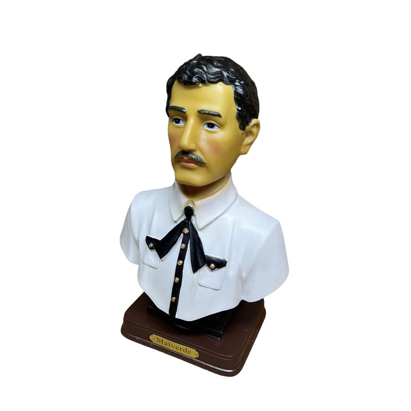 8 inch Busto de Estatua de Jesús Malverde Sinaloa Figura