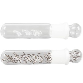 Cunguv Planaria Trap Leech Trap Flatworm Trap 3 Holes Leeches Catcher Glass Tube for Aquarium Shrimp Tank 2 Pieces
