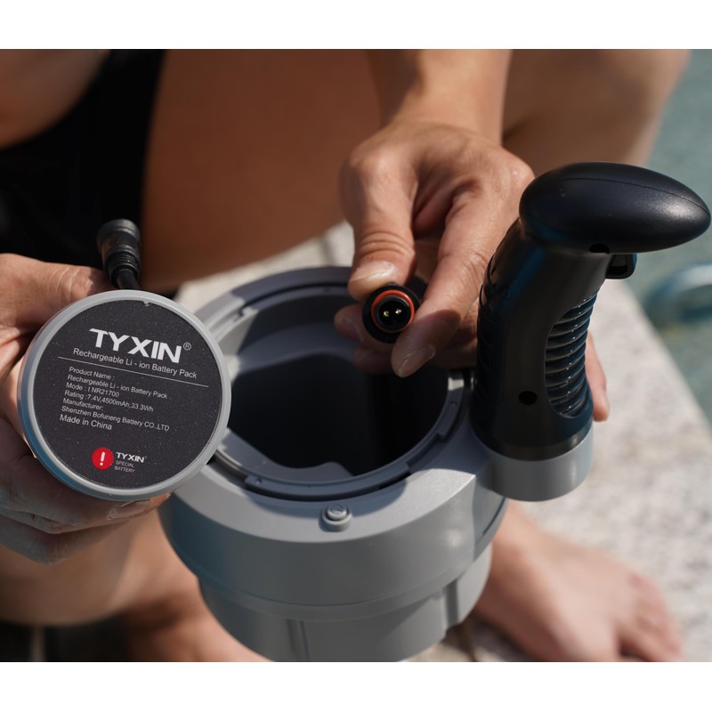 NBJIALIN Motorized Pool Thruster for Inflatable River Tube Float -