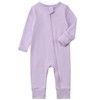 Aablexema 3-Pack Organic Cotton Baby Footless Pajamas with Mitten Cuffs,