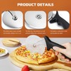 QINXUANGE Pizza Cutter, Professional Pizza Slicer, Stainless Steel Blade and