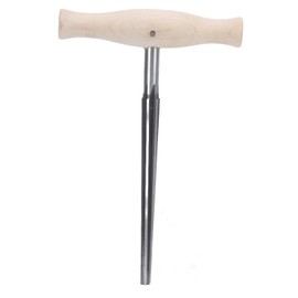 Violin Peg Hole Reamer Stainless Steel Incisive Edge Ergonomic Wooden Handle Accurate Machining Luthier Tools