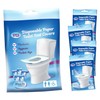 Rockland Guard Toilet Seat Cover - Flushable & Disposable Toilet