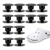 ZYBHMJE 12 Pcs Screw Rivet Black Rivets Black Screw Rivets