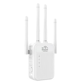 2025 WiFi Extender R09S, Dual-Band 2.4G & 5G, Long Range 13,355 Sq.ft, 8X Faster Speed, Ethernet Port, 1-Tap Setup for Home/Office