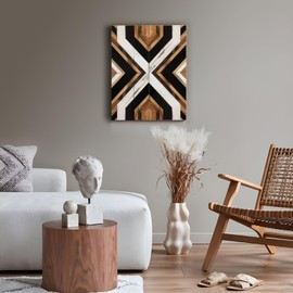 APJYM Aztec Southwestern Wall Art, Native American Wall Art, Aztec Wall Decor, Boho Western Decor, 11x14 Inches Framed