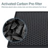 3 Sets HSP001 H13 True Hepa Replacement Filters, Compatible with