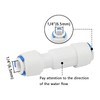 Pxyelec 5pcs 1/4inch One Way Non-Return Valve for RO Pure