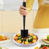 Meat Chopper, Ground Beef Masher with 5-Blade Head, Versatile High-Temp