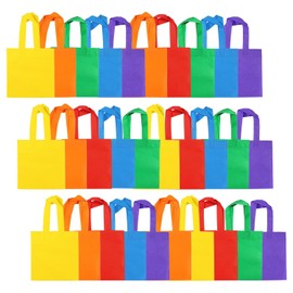 Bolsas de Fiesta 30 Piezas Bolsas de Regalo Reutilizables con Asas, Ideal para Fiestas, Cumpleaños, Baby Shower