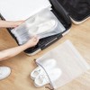 ICHIDO 30Pcs Bolsa para Zapatos, Bolsa de Viaje Esmerilado Transparente