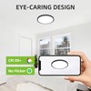 hykolity 12 Inch Selectable CCT LED Round Flat Panel Light,