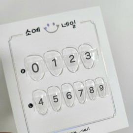 [Soyenail] Sample tips for measuring size - 3 pieces (please specify the shape in the request) / [소예네일] 사이즈 측정용 샘플팁 - 3개(쉐입은 요청사항에 적어주세요)