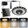 CREATESTAR Solar Pendant UFO Light 3000LM, Gazebo Indoor Outdoor Motion