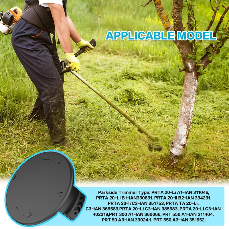 MUFUSHAN Pack of 2 Grass Trimmer Spool Cover Spool Cover