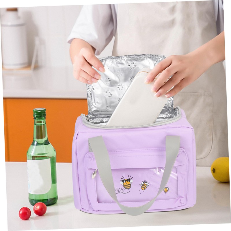 CIYODO Handheld Food Box Bag Picnic Box Pouch Reusable Lunch