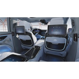 9H Tempered Glass Screen Protector for 2024-2025 Mercedes-Maybach & EQS SUV/Sedan Rear Entertainment Systems | 12.8" Anti-Scratch, Anti-Glare Protection