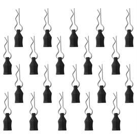 20 Pcs RC Karosserie Clips Deerc Ersatzteile mit Aufreißlaschen, Aluminiumlegierung und Stahl, Ersatzteile für 1/10, 1/12, 1/16 Ferngesteuerte Autogehäuse, Langlebig