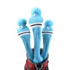 Hauni Stripes Knitted Golf Headcovers 3 Piece Set, Numbered 1,