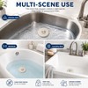 Rubber Tub Stopper, 2 Pack Bathtub Drain Plug for 1.5"