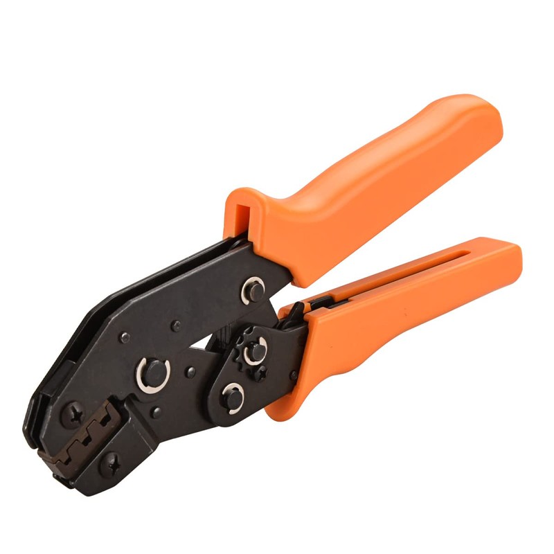 Heschen Mini Ratchet Crimper Plier, SN-48B, Non-Insulated Terminals Crimping Tools,